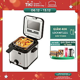 Nồi Chiên Ngập Dầu Lock&Lock EJF716SLV (1.5 Lít) - Hàng chính hãng