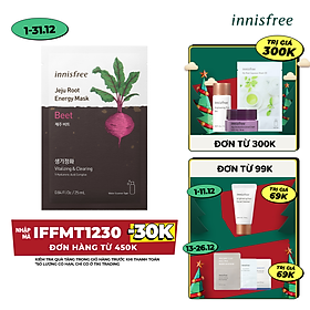 Mặt nạ dưỡng ẩm da Innisfree Jeju Root Energy Mask...