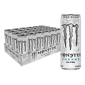 Lốc 24 Lon Nước Tăng Lực Monster Energy Ultra (24 x 355ml)