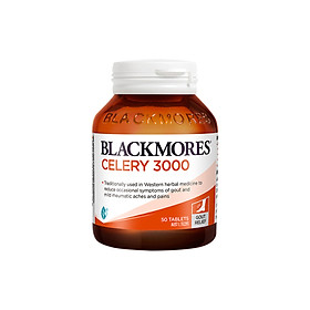 Viên Uống Hỗ Trợ Trị Gút Blackmores Celery 3000 Celery Seed Extract - 50 viên (Hàng Nhập Khẩu Từ Úc)