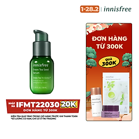 Tinh Chất Dưỡng Ẩm Trà Xanh Innisfree Green Tea Seed Serum 30ml