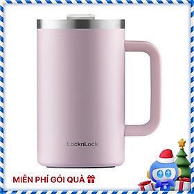 Mua Ca giữ nhiệt Flat Table Mug LocknLock LHC4320 - Dung tích 730ml - Tay cầm thoải mái - Miệng ca rộng - Nắp trong suốt