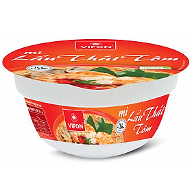 Thùng 12 Tô Mì Vifon Ngon Ngon Lẩu Thái Tôm (71g / Tô)