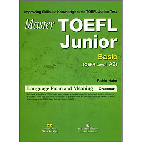 Sách Master TOEFL Junior Cefr Intermedicate Level A2 (Không CD)