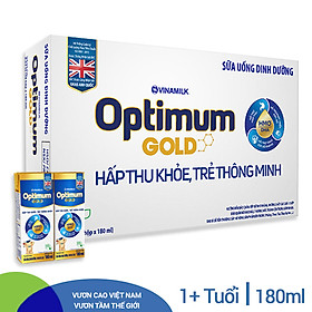 Thùng 48 Hộp Sữa Bột Pha Sẵn Vinamilk Optimum Gold 180ml