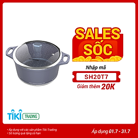 Nồi Vân Đá Đáy Từ Sunhouse SHG2020MMA - Xanh