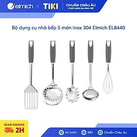 Bộ dụng cụ nhà bếp 5 món inox 304 Elmich EL8440