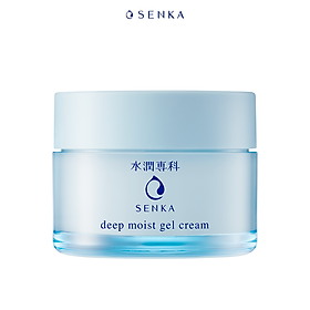 Bộ sữa rửa mặt dạng gel dịu nhẹ và Kem Dưỡng Cấp Ẩm Chuyên Sâu Senka (Senka Perfect Gel Gentle Wash và Senka Deep Moist Gel Cream 50G)