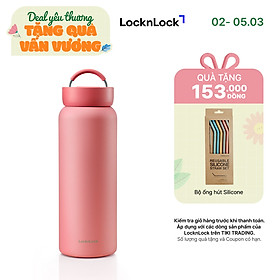 Mua Bình giữ nhiệt bằng thép không gỉ LocknLock Jumbo Tumbler LHC4300YRED 900ML