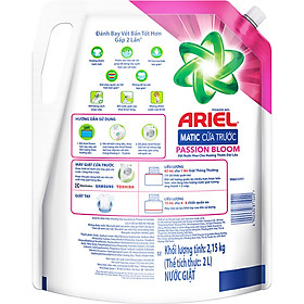 Nước Giặt Ariel Cửa Trước Hương Đam Mê Dạng Túi (2.15Kg/Túi)
