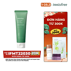 Mặt Nạ Tẩy Tế Bào Da Chết Từ Lúa Mạch Xanh Innisfree Green Barley Gommage Mask 120ml - 131170961