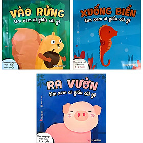 Combo 3 Cuốn Sách Ehon: Ai Giấu Cái Gì Đó (Dành Cho Trẻ Từ 0 - 4 Tuổi)