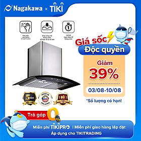 Máy Hút Mùi Kính Cong Premium Nagakawa NAG1855 (70 cm) - Hàng Chính Hãng