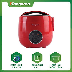 Nồi Cơm Điện 1.5L Kangaroo KG824 - Hàng chính hãng