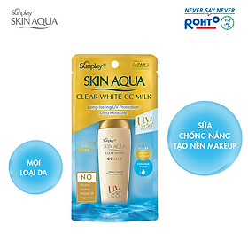 Sữa Chống Nắng Dưỡng Da Và Trang Điểm Nhẹ Sunplay Skin Aqua Clear White CC Milk SPF50+, PA++++ (25g)