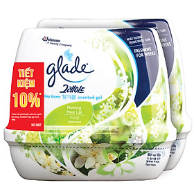 Combo 2 Hộp Sáp Thơm Glade Hương Hoa Lài 180g Hộp