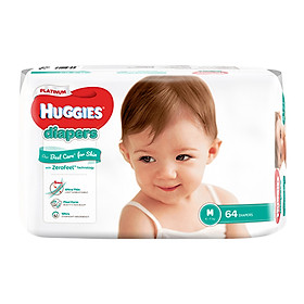 Tã dán Huggies Platinum M64 (6-11kg)