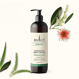 Sữa dưỡng thể cấp ẩm Sukin Hydrating Body Lotion Signature Scent 500ml