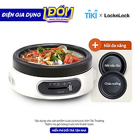 Trang Tổng Hợp Sản Phẩm Sale HOT Online Nồi điện đa năng LocknLock 2 trong 1 nướng lẩu tối ưu 4 chế độ nhiệt (4L)- EJP544WHT - Hàng...