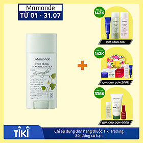 Thanh Sáp Làm Sạch Mụn Đầu Đen Và Ngăn Ngừa Mụn, Thu Nhỏ Lỗ Chân Lông Mamonde Pore Clean Stick (18g) 110651351
