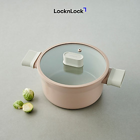Nồi 2 Tay Cầm Suit LocknLock CSU1222PIK - Màu Pink