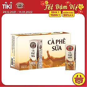BÁO GIÁ Đồ Uống Của Highland Coffee | Shopee Lazada Sendo Tiki mới nhất 48 Thùng 48 Hộp Highlands Coffee Cà Phê Sữa Tetra Pack (180ml x 48 Hộp)