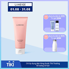 Sữa Rửa Mặt Dưỡng Ẩm Cho Da Thường Và Da Khô Laneige Moist Cream Cleanser (150ml)