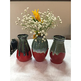 Mua Combo 3 lọ hoa mini siêu xinh- Gốm sứ Bát Tràng - Bình Hoa Tràng Trí - Decor nhà cửa
