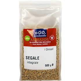 Hạt lúa mạch đen nguyên cám hữu cơ Sottolestelle 500g Organic Whole Rye