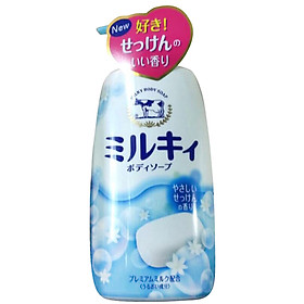 Hình ảnh Sữa Tắm Milky Hương Hoa Cỏ Nội Địa Nhật Bản (550ml) 