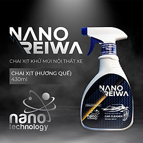 Chai xịt diệt khuẩn khử mùi ô tô xe khách bằng nano bạc Nano Reiwa 430ml