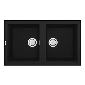 Mua Chậu Rửa Đá Granite Nano Malloca NERO K-45040 - Đen