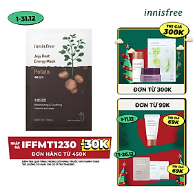 Mặt nạ dưỡng ẩm da Innisfree Jeju Root Energy Mask 25ml