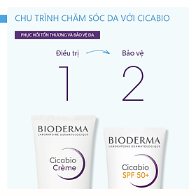 Kem Dưỡng Phục Hồi Da Tổn Thương Bioderma Cicabio Crème - 40ml