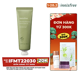 Kem Dưỡng Da Tay Hương Olive Innisfree Olive Moisture Hand Cream EX 50ml - 131171030