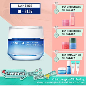 Kem dưỡng ẩm dành cho da thường và da khô Laneige Water Bank Moisture Cream Ex 50ml