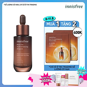 Tinh Chất Phục Hồi Da Và Chống Lão Hóa Từ Trà Đen Innisfree Black Tea Youth Ampoule 30ml - 131172563