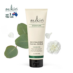 Kem tẩy tế bào chết dành cho da mặt Sukin Revitalising Facial Scrub 125ml