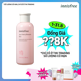 Nước Cân Bằng Dưỡng Ẩm Sáng Da Từ Hoa Anh Đào Đảo Jeju Innisfree Cherry Blossom Skin 200Ml -131171018
