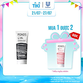 Sữa Rửa Mặt Pond's Đất Sét Khoáng Detox Dạng Hạt (90g)
