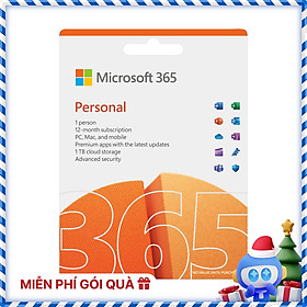Mua Phần mềm ứng dụng M365 Personal English Subscr 1YR APAC EM Medialess Emerging Market P10 (QQ2-01896) - Hàng Chính Hãng