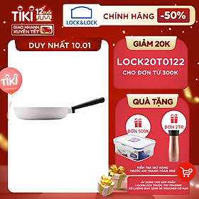 BÁO GIÁ Nồi Decor | Shopee Lazada Sendo Tiki mới nhất 74 Chảo Decor Lock&Lock LDE1243IH (24cm) - Màu Kem