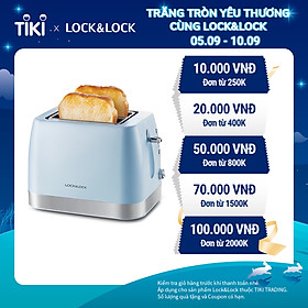 Máy Nướng Bánh Mì Lock& Lock EJB221BLU (730 - 870 W) - Hàng chính hãng