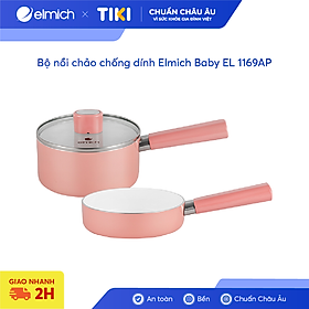 Bộ nồi chảo chống dính Elmich Baby EL 1169AP