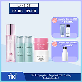 Bộ Tinh Chất Da Sáng Hồng Rạng Rỡ Laneige Clear-C Advanced Effector_Ex The First Boosting Essence (150ml)