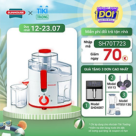 Máy Ép Trái Cây Sunhouse SHD5520 - Đỏ - Hàng...