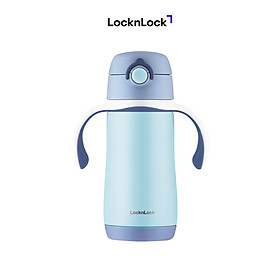 Mua Bình giữ nhiệt cho trẻ em LocknLock Cozy Kids Straw Tumbler LHC4236BLU 330ml - Màu