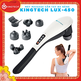 Máy Massage Cầm Tay Cao Cấp KINGTECH LUX450 - Hỗ Trợ Mát Xa Toàn Thân - Chuyên Sâu Vai Cổ, Chân, Lưng, Tay -Giảm Đau Mỏi Toàn Thân Cho Dân Văn Phòng, Gymer, Người Già, Người Lao Động Nặng - Món Quà Tuyệt Vời Cho Ông Bà, Bố Mẹ - Hàng Chính Hãng