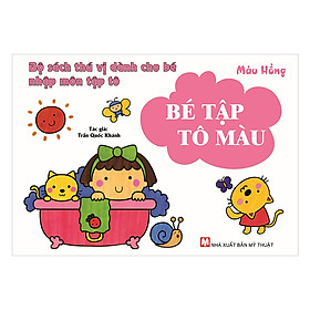 Bé Tập Tô Màu - Màu Hồng