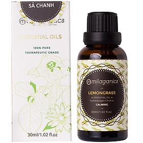 Tinh Dầu Sả Chanh Milaganics (30ml)